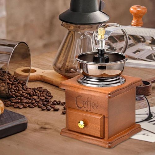 Manual coffee grinder, coffee bean grinder, hand-operated grinder