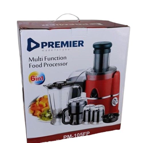 Premier Multi-Function Food Processor – Model PM-105FP (6-in-1)