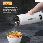 Portable Electric Kettle Stainless Steel 4 Temperature Control Quick Boil Ideal for Home Office Travel