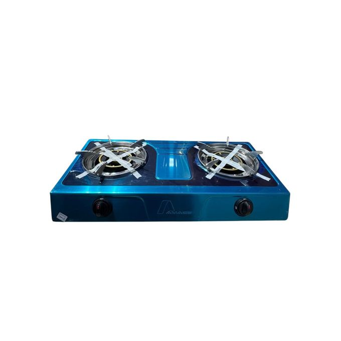 Amaze Cooker 2 Gas Pure Copper Burners Stainless Steel Body