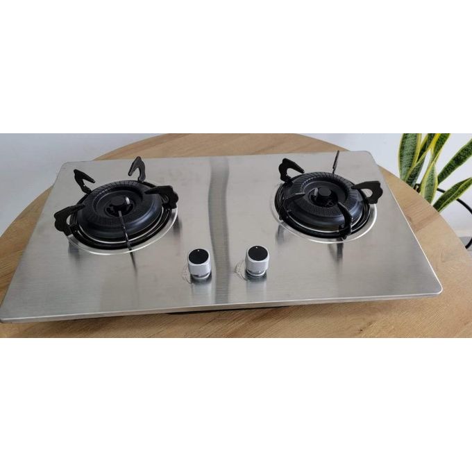 Amaze Cooker Premium Two Burner Stainless Steel Cooker, Table Top AM 8802