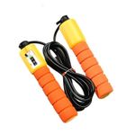 Sports and fitness adjustable fast counting skipping rope (orange)