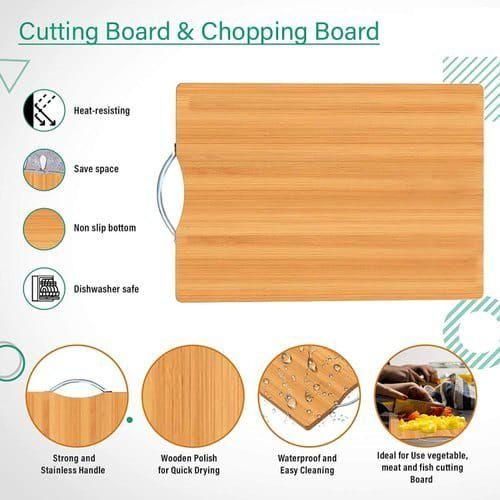 Quality Wooden Bamboo Double Sided Chopping Board