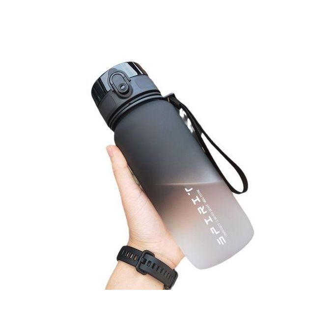 1000ml Sports Water Bottle - Black And White