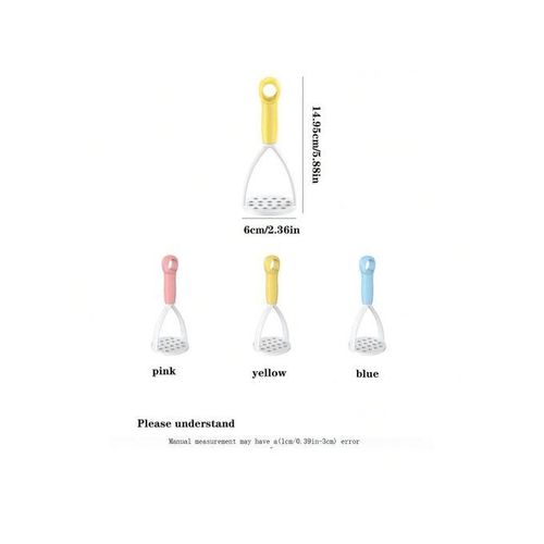 1pc Manual Potato Masher, Baby Food Maker, Kitchen Tool For Mashing Sweet Potato, Tapioca