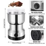 NM8300~ New improved 8 blade SKOEDI branded mini electric fine grinder (for dry food spices coffee grains etc)