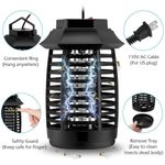 High-Voltage Electric Mosquito Killer Lamp – UV Light Insect Zapper, Silent &amp; Non-Toxic
