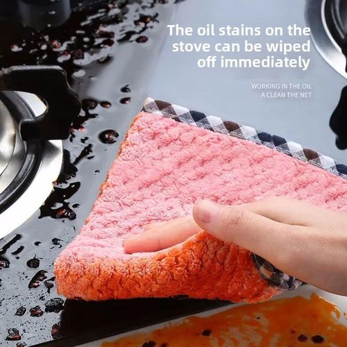 Ten absorbent kitchen rags