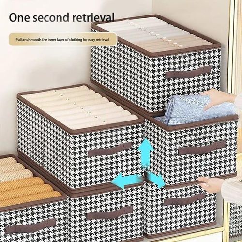 6/7/9 Grids Compartment Storage Box With Clear Dustproof Cover Clothes T-Shirt Jeans Drawer Organizer Closet Under-Bed Organize KSh 1,604 KSh 2,166 26