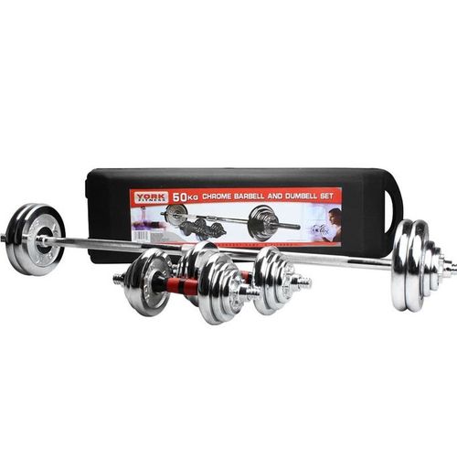 50kgs  Weights Set Dumbbells/barbell  With A Portable  Case