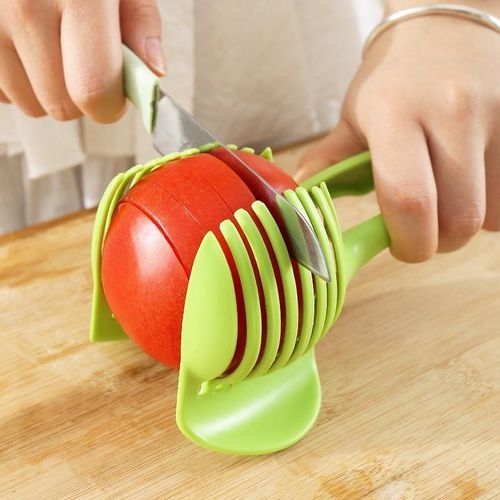 Aluminum Alloy and ABS Slicers for Fruits, Lemon Cutter, Tomato Slicer, Lemon Cutter (2 Pack)