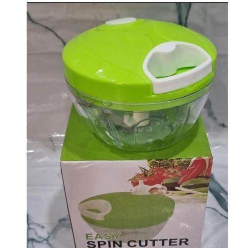 Portable Manual Hand Pull String Vegatable/Food Choper for Salad ,Garlic ,Onion Spin Cutter