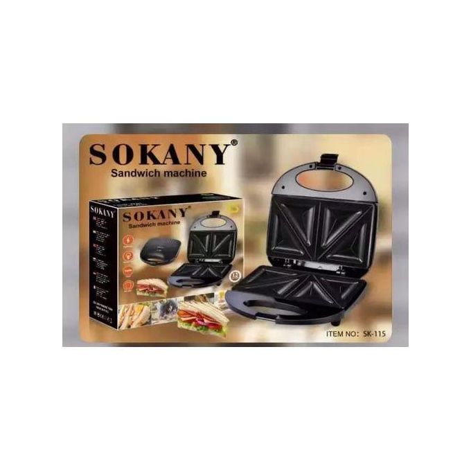 Sokany Distinguished 2 In 1 Sandwich Maker And Toaster