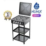 Nunix LTS-01, 4-Gas Cooker Burner With Stand