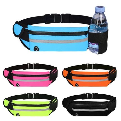 Adjustable Gym Bag Waterproof Sports Bag Running Waist Bag Pocket Running Cycling Jogging Waist Belt Pack Phone Pouch Pocket