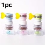 Rotary Retractable 1 Piece Anti-Splash Faucet Mount Filter With Universal Connector Thread, Water