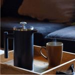 Double Wall Stainless Steel Coffee French Press Maker - Black