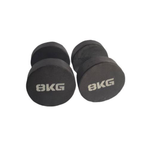 8kg dumbbells (rubber coated)