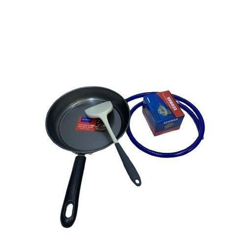 Ecomax Cooker 3 Gas Burners + 1 Hotplate With Electric Oven With Free Gifts 60x60cm Silver