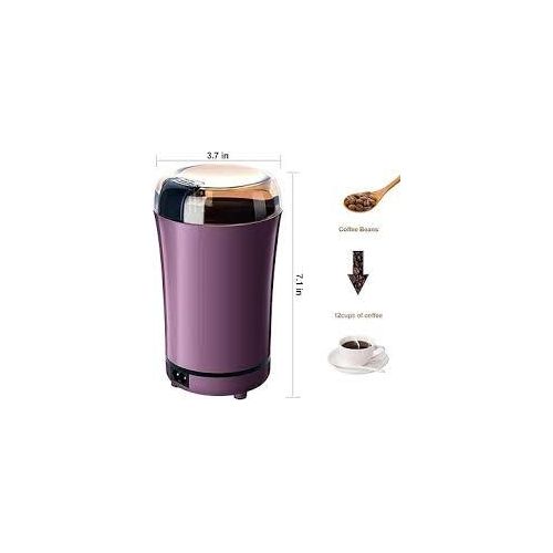 Electric Multi-Purpose Grinder - Super Fine Spice, Coffee Bean, Grain, Baby Food, Herb &amp; Medicine Grinder