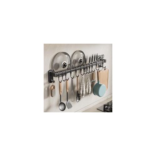 Knife rack with rod, chopstick storage rack, wall-mounted cutlery rack