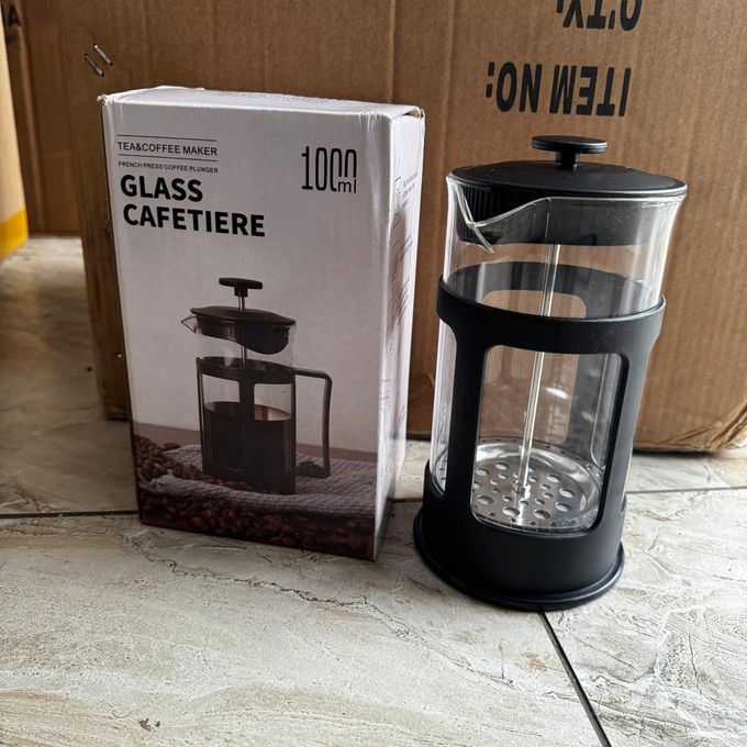 Super Glass Ltd Coffee Tea Maker French coffee Press Plunger  Machine with 3-level filtration system