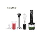 Sokany 4 In 1 Hand Blender Electric For Mixing, Soup, Whisk