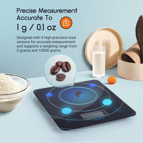 Inkbird Bluetooth Digital Kitchen Scale Smart Food Scale for Fitness Cooking
