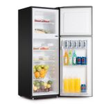 VON VART-19DHS Double Door Fridge 136L - Silver (1YR WRTY)