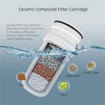 Universal Ceramic Composite Filter Cartridge for Kitchen Faucet Water Purifier – Activated Carbon – 1 Pcs