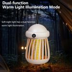 Bug Zapper, Electric Mosquito Zapper with Wall-mounted Hook and USB Rechargeable