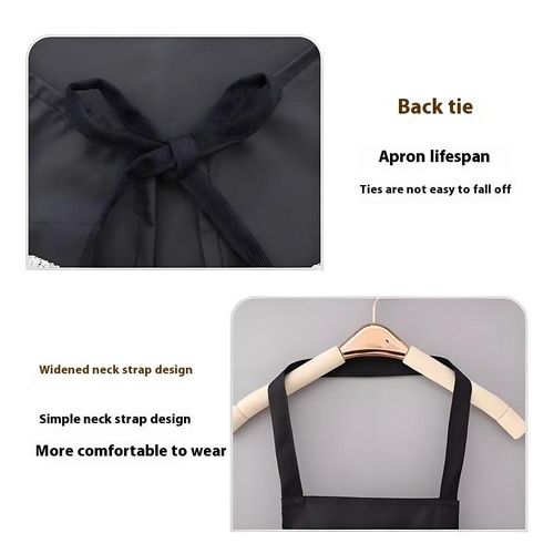 OVO TOUMI Premium PVC Waterproof Apron - Adjustable Unisex Kitchen Apron with Utility Pocket