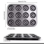 12pcs Nonstick Donut Pan Doughnut Tray  for Baking