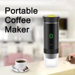 Wireless Electric Portable Espresso Coffee Machine 3-in-1 Capsule Powder Travel Coffee Maker