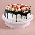 Round Easy Rotate Cake Stand for Rotating Platform for Cake Baking, 28 cm, Cake Decoration Turning Table
