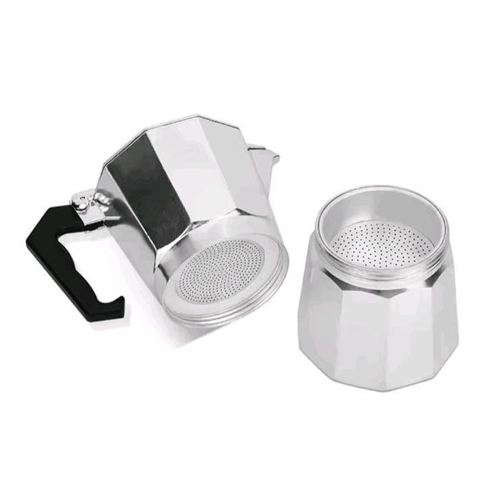 Premium Stainless Steel 600ml Coffee Maker Pot – Durable, Elegant, Easy Pour Design for Home &amp; Office Use – Silver Color – Perfect Brew Every Time