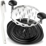 Large Chicken Breast Shredder Tool - Twist with Brush, Strong Anti-Slip Grip, BPA Free for Beef, Pork &amp; Chicken (Easy Pulling!)