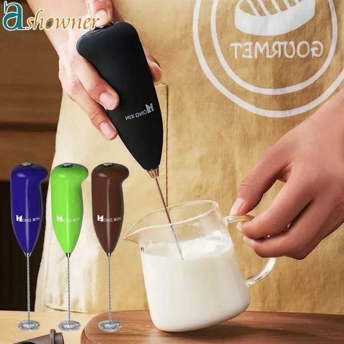 Stainless Steel Mini Mixer Stirrer – Milk Frother, Cream Whipper, Juice Blender