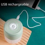 Electric Garlic Chopper 250ml, Portable Kitchen Meat Grinder，Mini USB Charging Wireless Food Slicer