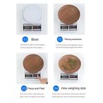 LCD Display Electronic Digital Kitchen Food Scale 10KG/1g - White