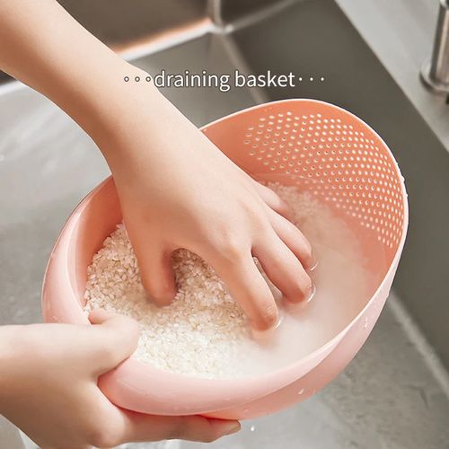 Multi-purpose Rice Drainage Basket And Fruit And Vegetable Drainage Sieve