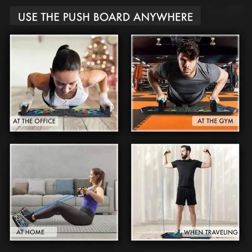 VIC Portable Multifunctional PuSh-up Board Set With Handles Foldable Fitness Equipment