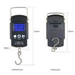 50kg/10g Digital Scales Weighing Kitchen Scale Pocket Scale Hook Hanging Scale