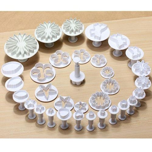33pcs bake tool flower plunger fondant mold cutter