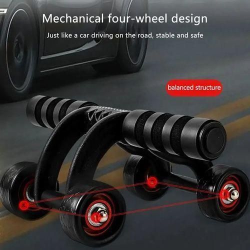 4 Wheel Abdominal Wheel Gym Belly Whee For Fitness