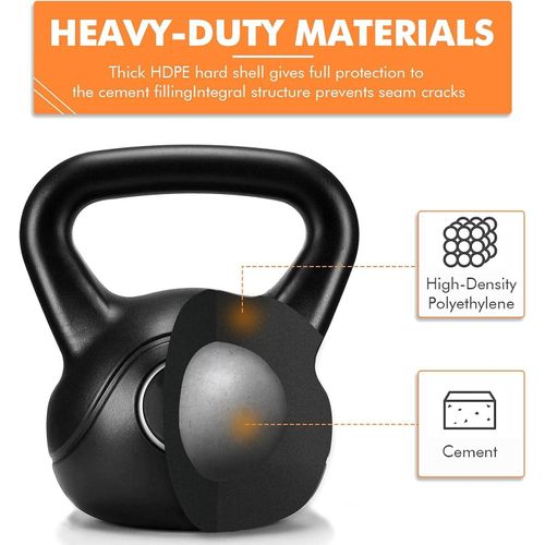 KettleBell Home Gym Exercise Workout Fitness 2kg 4kg 6kg Bodybuilding &amp; Strength Training