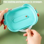 Flushrenic Lunch Box for Kids School, Food &amp; Snack Container for Kids &amp; Adults, Dishwasher &amp; Microwave Safe,BPA &amp; PVC Free,Leakproof