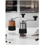 Manual Coffee Bean Grinder - Conical Burr Coffee Grinder With Hand Crank
