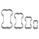 Four Specifications Puppy Favorite Cartoon Small Bones Plastic Mold Cake Fondant Tools Cookie Sushi And Fruits Cutters