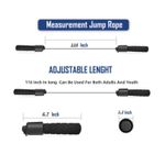 ShebSheb Fitness Jump Rope for Women, Men, and Kids, Tangle-Free with Counter and Reset, Skipping Rope with Foam Handles
